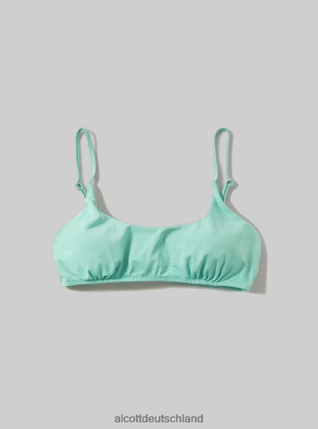 Kleidung de Alcott Frauen Büstenhalter-Bikinioberteil aus recyceltem Stoff c704 grün 88J68R158