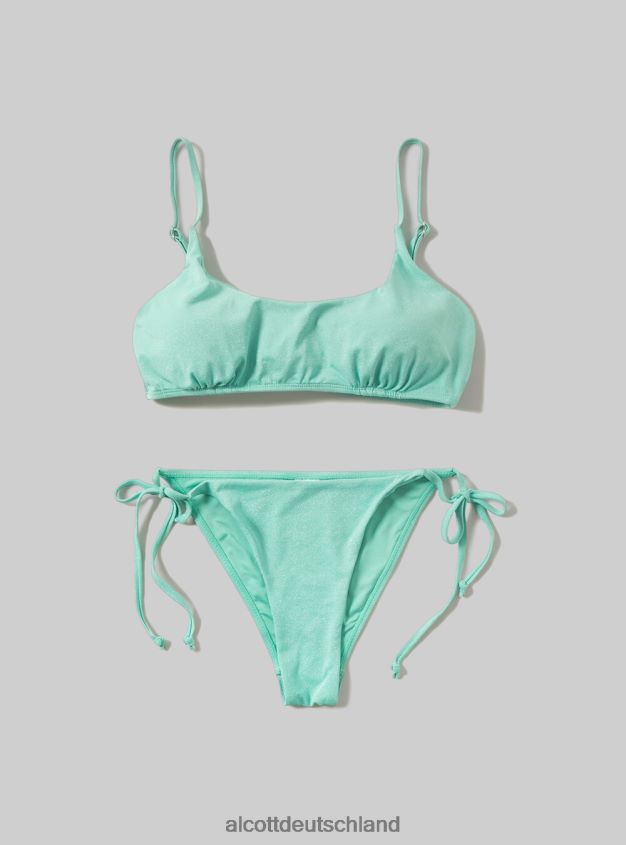 Kleidung de Alcott Frauen Büstenhalter-Bikinioberteil aus recyceltem Stoff c704 grün 88J68R158