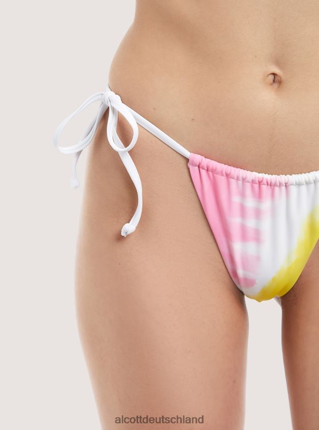 Kleidung de Alcott Frauen Gerippte Slips aus recyceltem Stoff Mehrfarbig 88J68R117