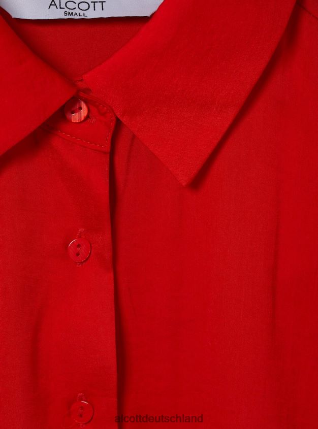 Kleidung de Alcott Frauen Satinhemd oder3 orangefarbenes Licht 88J68R165