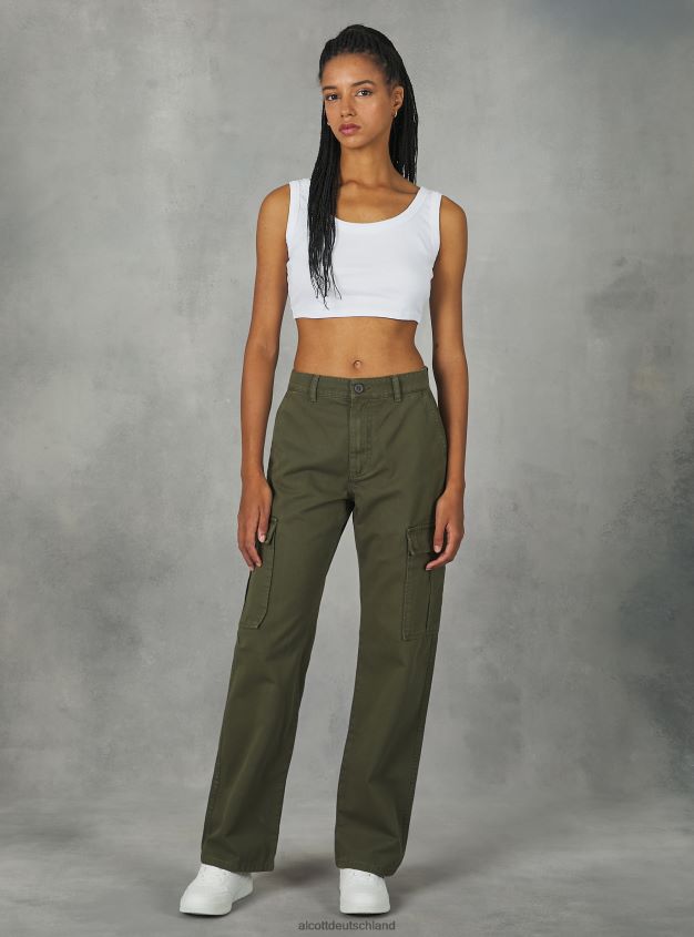 Kleidung de Alcott Frauen Cargohose aus Twill bk1 schwarz 88J68R314