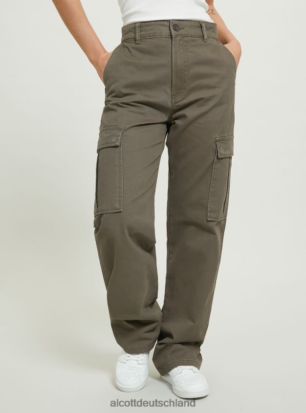 Kleidung de Alcott Frauen Cargohose aus Twill bk1 schwarz 88J68R314