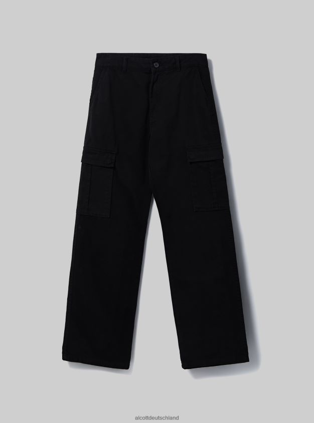 Kleidung de Alcott Frauen Cargohose aus Twill bk1 schwarz 88J68R331