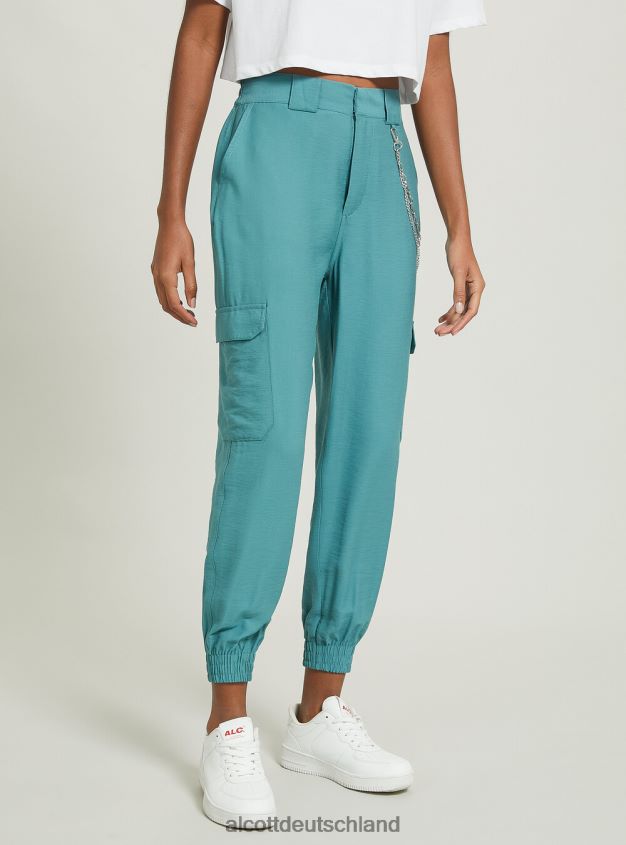 Kleidung de Alcott Frauen Kettenhose aus Leinenmischung bk1 schwarz 88J68R11