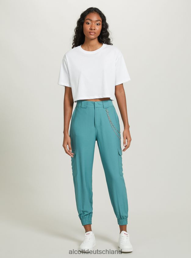 Kleidung de Alcott Frauen Kettenhose aus Leinenmischung bk1 schwarz 88J68R11