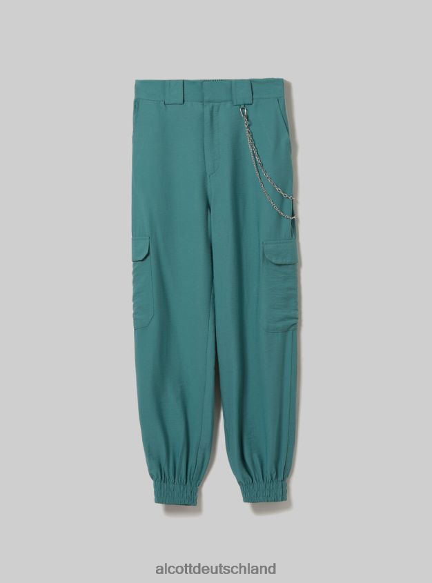 Kleidung de Alcott Frauen Kettenhose aus Leinenmischung bk1 schwarz 88J68R11