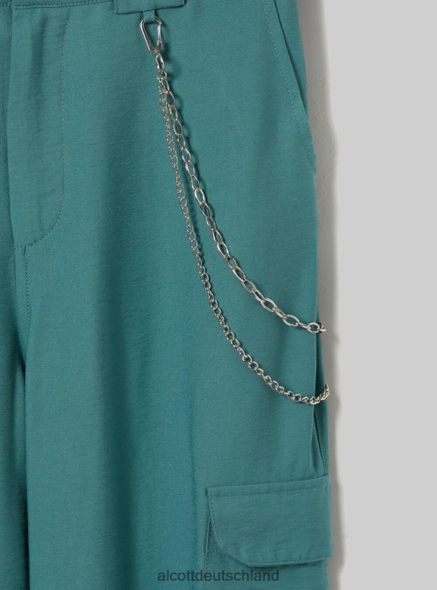 Kleidung de Alcott Frauen Kettenhose aus Leinenmischung bk1 schwarz 88J68R11