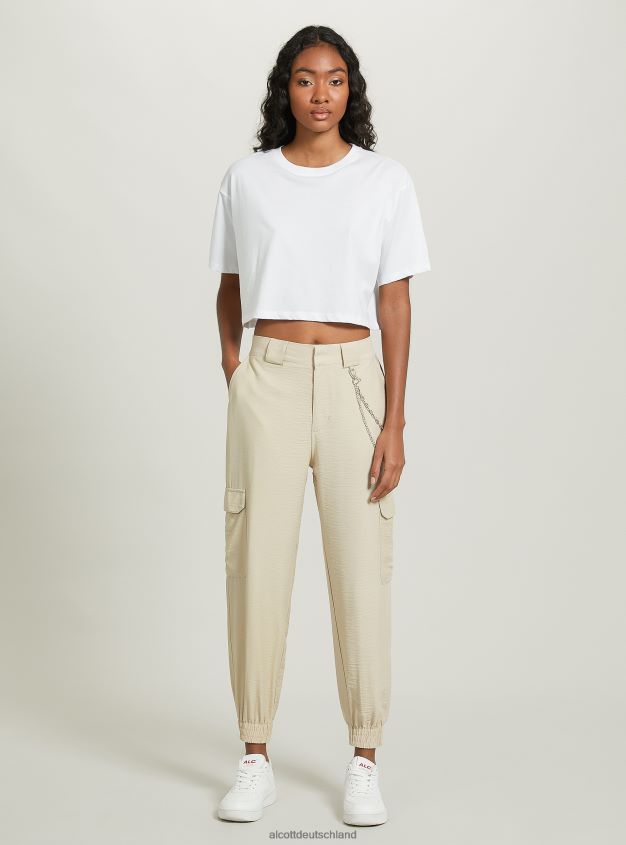 Kleidung de Alcott Frauen Kettenhose aus Leinenmischung bk1 schwarz 88J68R248