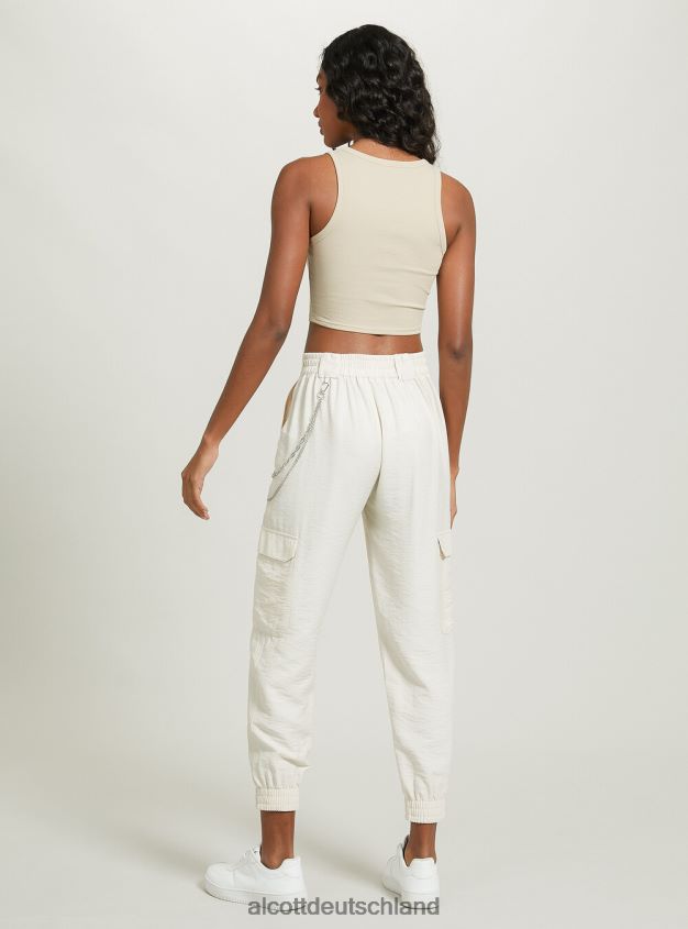 Kleidung de Alcott Frauen Kettenhose aus Leinenmischung bk1 schwarz 88J68R419