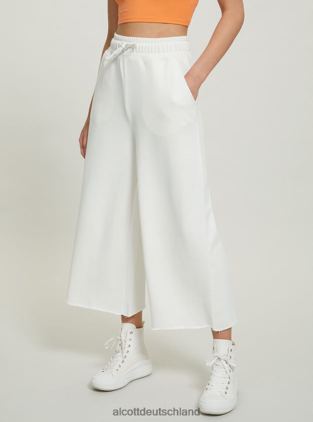 Kleidung de Alcott Frauen Kurze Fleece-Leggings mit elastischem Bund bk1 schwarz 88J68R207