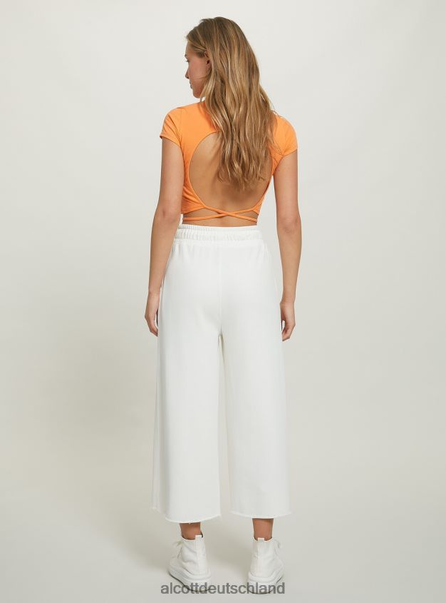 Kleidung de Alcott Frauen Kurze Fleece-Leggings mit elastischem Bund bk1 schwarz 88J68R207