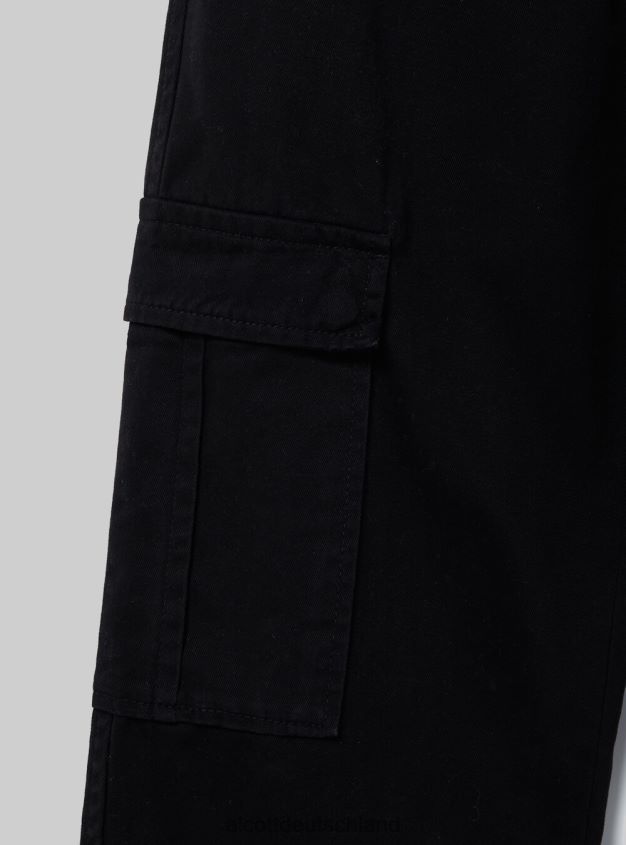 Kleidung de Alcott Frauen Pantalone-Cargohose aus Twill bk1 schwarz 88J68R97