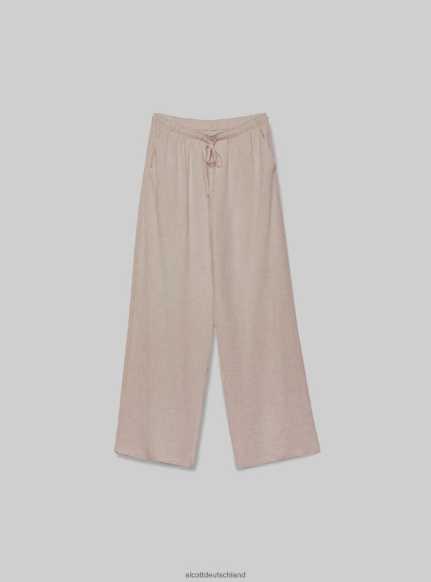 Kleidung de Alcott Frauen Pantaloni-Palazzo mit Kulisse bk1 schwarz 88J68R348