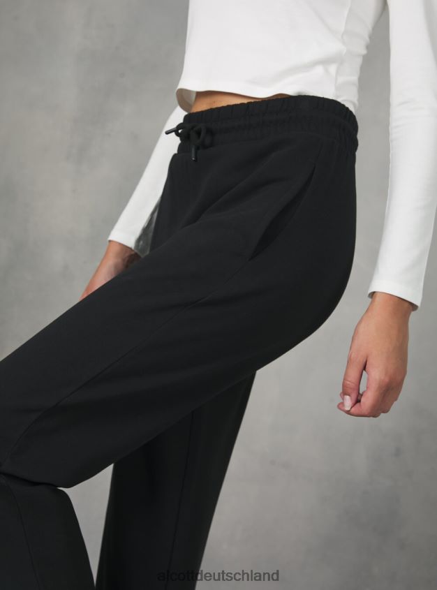 Kleidung de Alcott Frauen Plüsch-Jogginghose bk1 schwarz 88J68R477