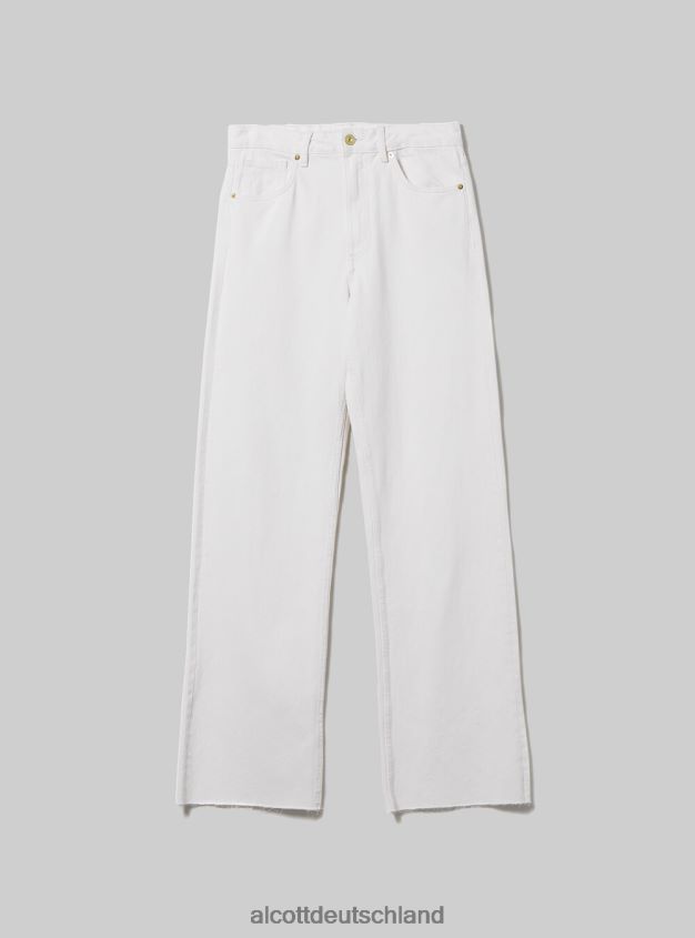 Kleidung de Alcott Frauen gerade Hose in voller Länge 2 Stück rosa mittel 88J68R16