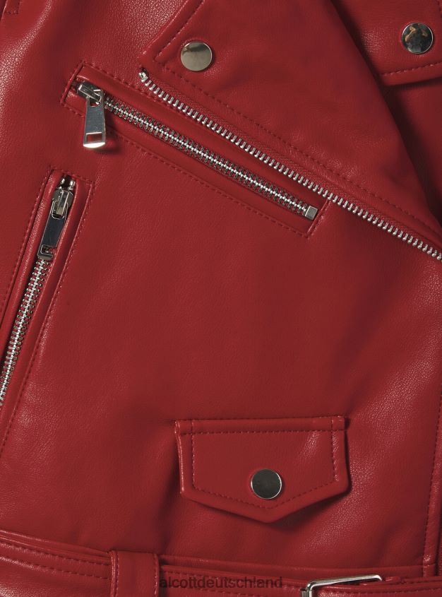 Kleidung de Alcott Frauen Bikerjacke in Lederoptik bk1 schwarz 88J68R241