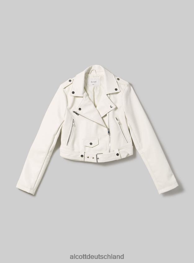 Kleidung de Alcott Frauen Bikerjacke in Lederoptik bk1 schwarz 88J68R392