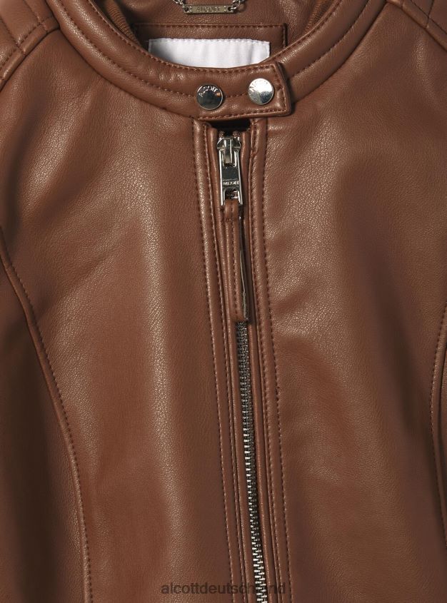 Kleidung de Alcott Frauen Bikerjacke in Lederoptik bk1 schwarz 88J68R452