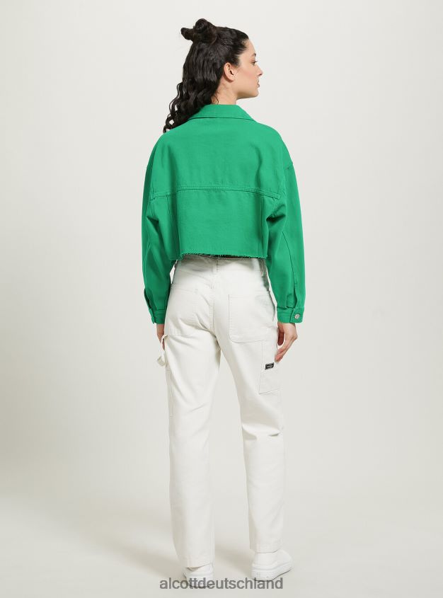 Kleidung de Alcott Frauen Giubbotto, kurz geschnitten, aus farbigem Denim fx2 fuxia medium 88J68R129