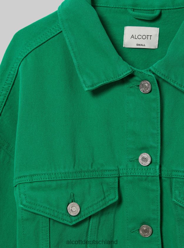 Kleidung de Alcott Frauen Giubbotto, kurz geschnitten, aus farbigem Denim fx2 fuxia medium 88J68R129