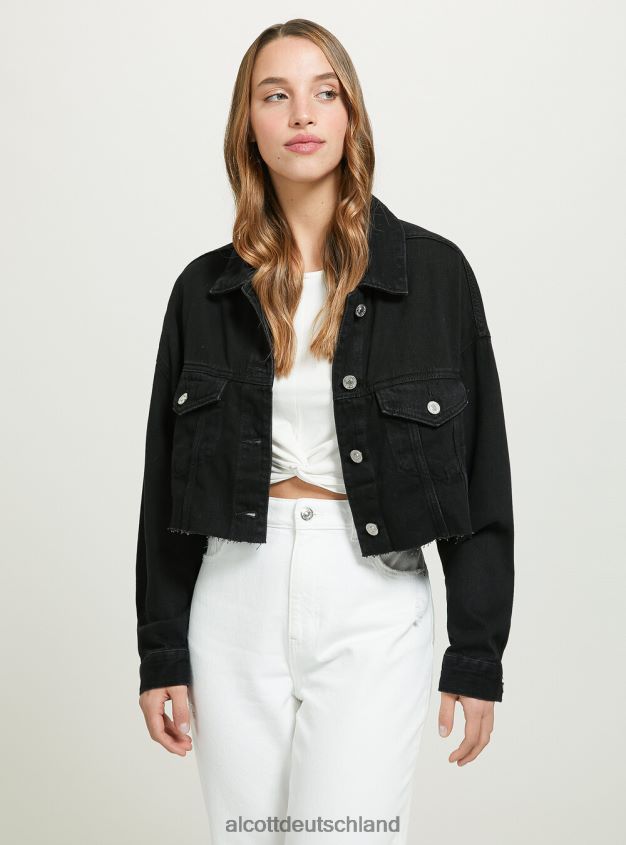 Kleidung de Alcott Frauen Giubbotto, kurz geschnitten, aus farbigem Denim fx2 fuxia medium 88J68R373