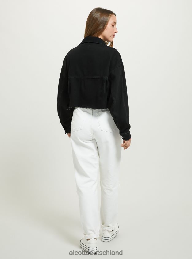 Kleidung de Alcott Frauen Giubbotto, kurz geschnitten, aus farbigem Denim fx2 fuxia medium 88J68R373