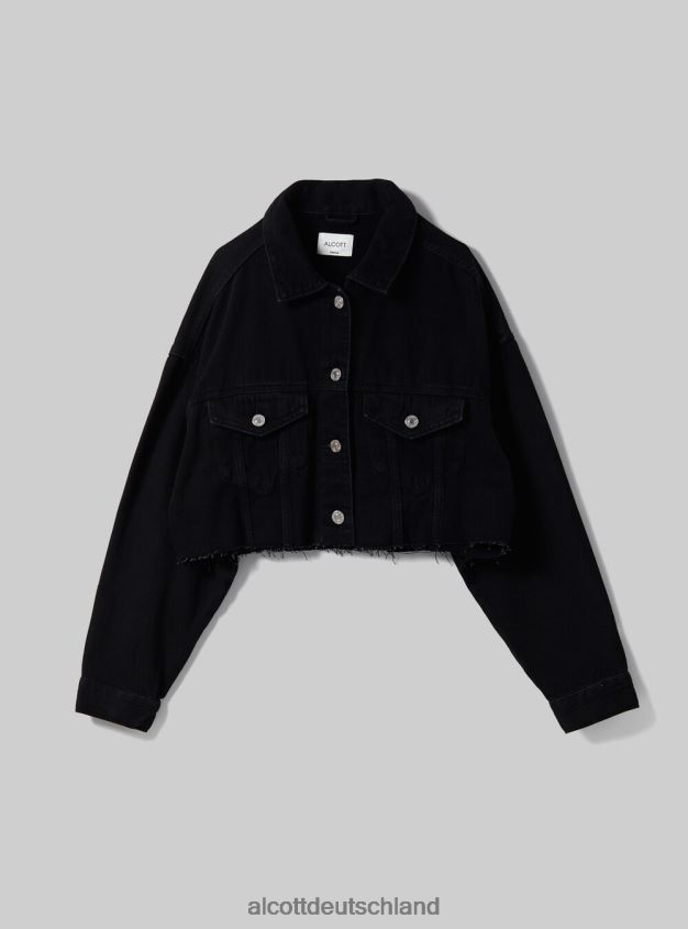 Kleidung de Alcott Frauen Giubbotto, kurz geschnitten, aus farbigem Denim fx2 fuxia medium 88J68R373