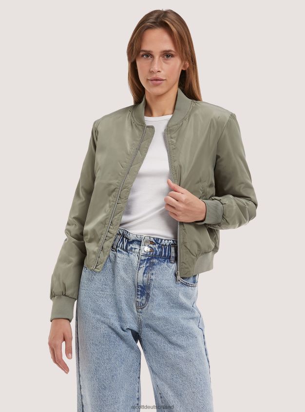 Kleidung de Alcott Frauen Kurze Bomberjacke mit recycelter Wattierung bk1 schwarz 88J68R408