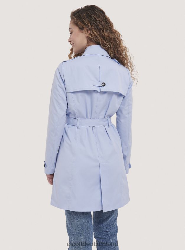 Kleidung de Alcott Frauen Weicher Trenchcoat mit Gürtel Beige 88J68R460