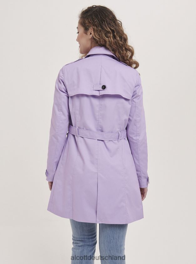 Kleidung de Alcott Frauen Weicher Trenchcoat mit Gürtel Beige 88J68R519