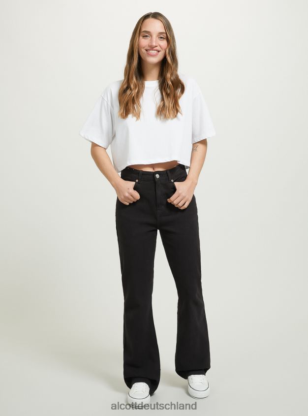 Kleidung de Alcott Frauen Bootcut-Jeans d006 azurblau 88J68R80