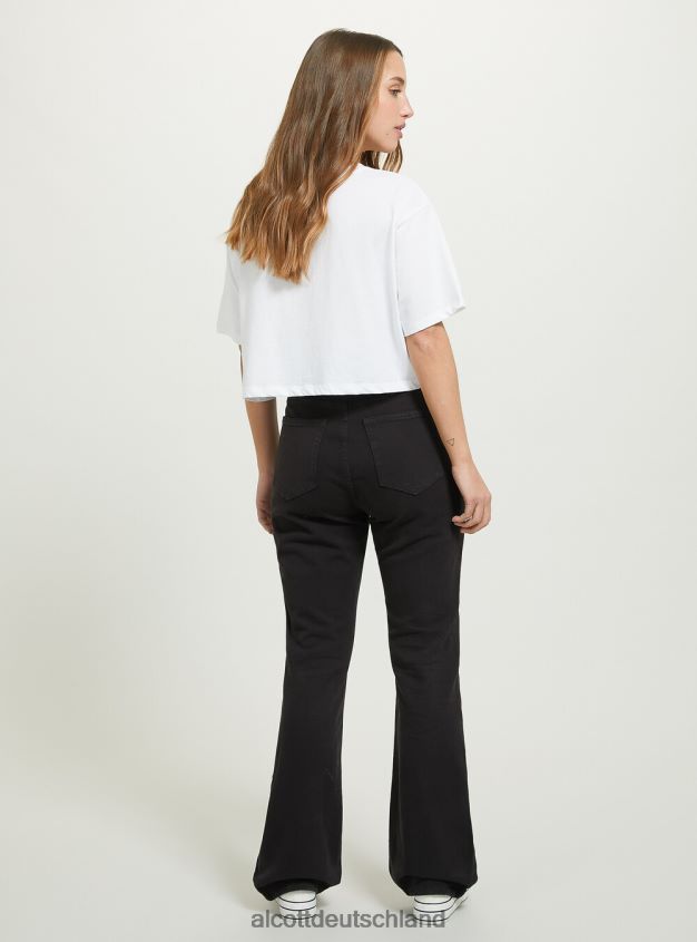 Kleidung de Alcott Frauen Bootcut-Jeans d006 azurblau 88J68R80