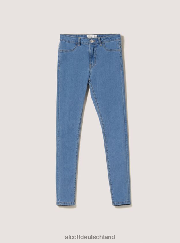 Kleidung de Alcott Frauen Denim-Röhrenjeans d000 schwarz 88J68R69