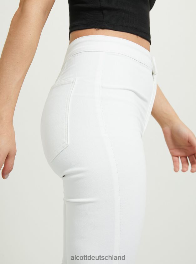 Kleidung de Alcott Frauen Jeggings mit ausgestellter hoher Taille d002 mitteldunkelblau 88J68R143