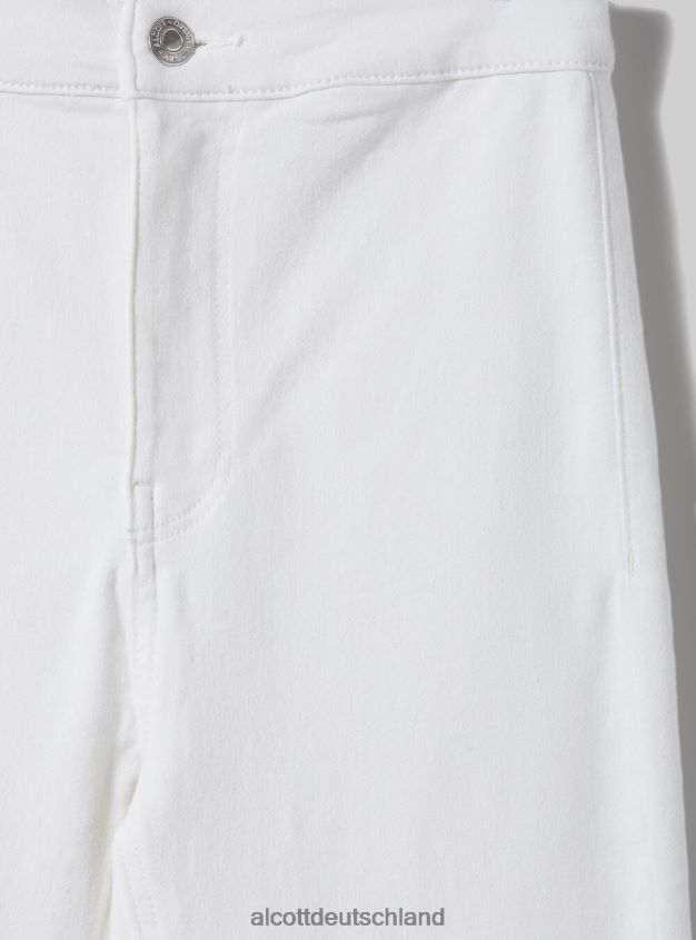 Kleidung de Alcott Frauen Jeggings mit ausgestellter hoher Taille d002 mitteldunkelblau 88J68R143