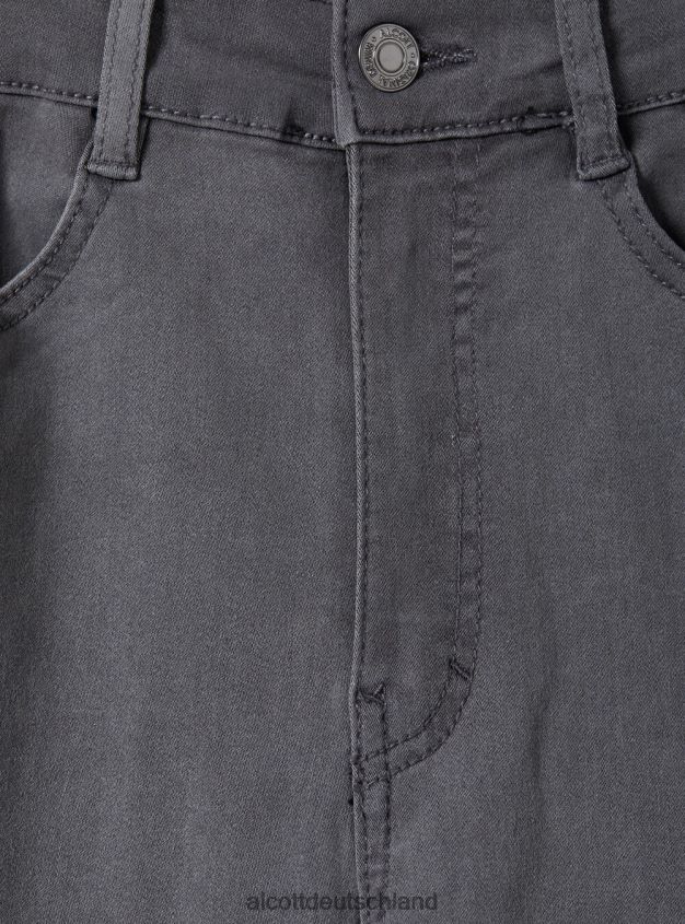 Kleidung de Alcott Frauen Skinny-Fit-Jeans mit hoher Taille d002 mitteldunkelblau 88J68R121