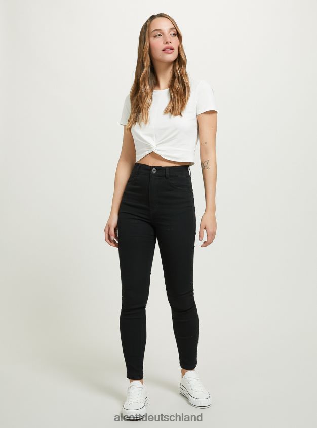 Kleidung de Alcott Frauen Skinny-Fit-Jeans mit hoher Taille d002 mitteldunkelblau 88J68R192