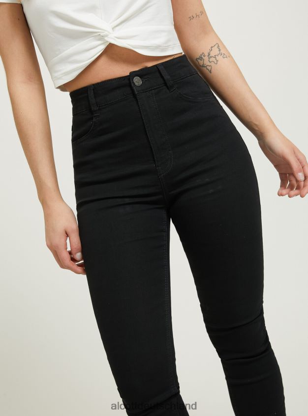 Kleidung de Alcott Frauen Skinny-Fit-Jeans mit hoher Taille d002 mitteldunkelblau 88J68R192