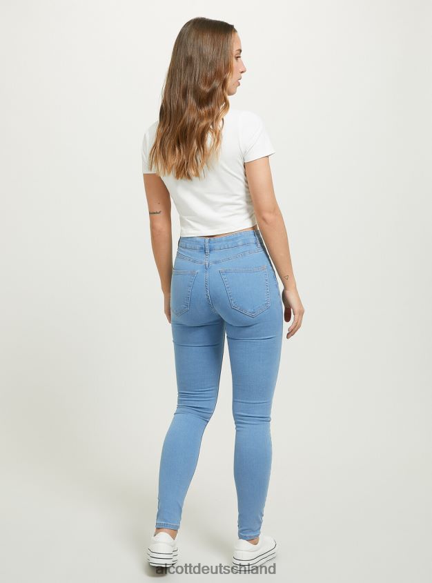 Kleidung de Alcott Frauen Skinny-Fit-Jeans mit hoher Taille d002 mitteldunkelblau 88J68R512