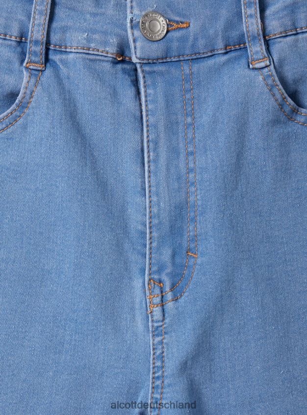 Kleidung de Alcott Frauen Skinny-Fit-Jeans mit hoher Taille d002 mitteldunkelblau 88J68R512