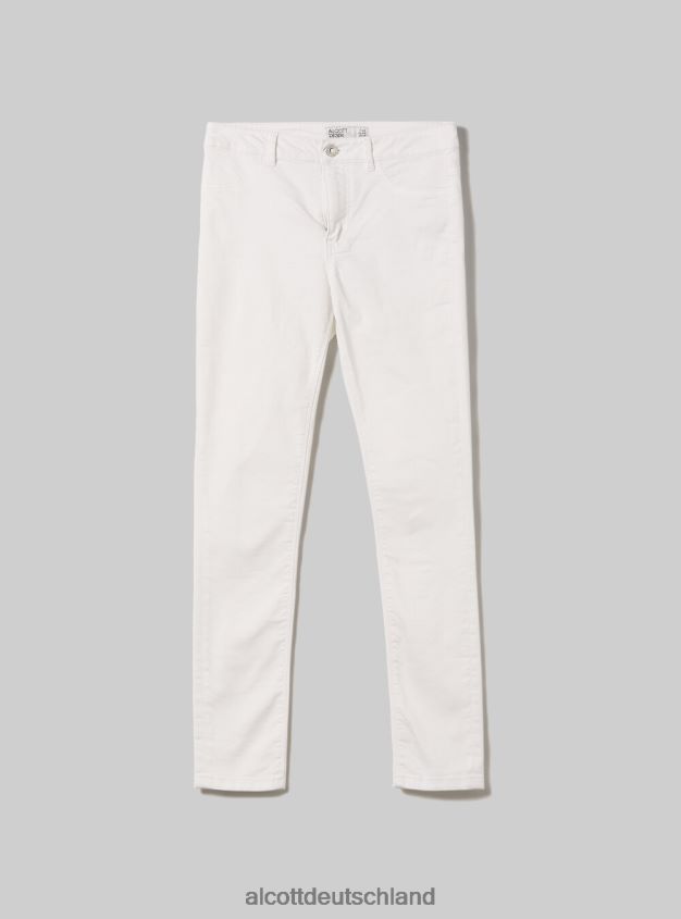 Kleidung de Alcott Frauen Super-Skinny-Jeans mit hohem Bund aus Stretch-Denim d000 schwarz 88J68R267