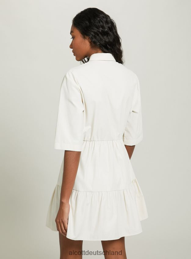 Kleidung de Alcott Frauen Vestito Chemisier aus Popeline bg3 beige hell 88J68R19