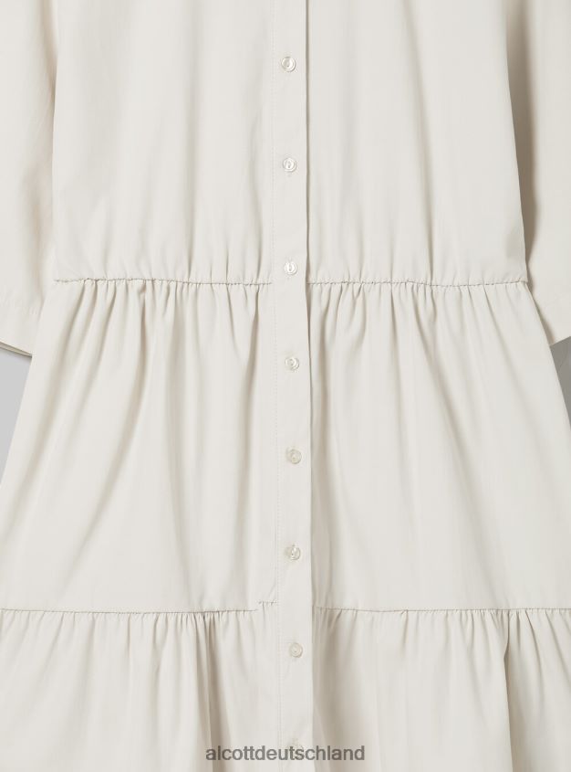 Kleidung de Alcott Frauen Vestito Chemisier aus Popeline bg3 beige hell 88J68R19