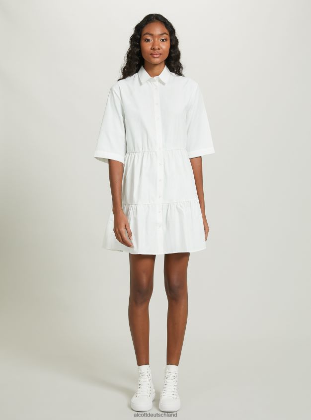 Kleidung de Alcott Frauen Vestito Chemisier aus Popeline bg3 beige hell 88J68R397