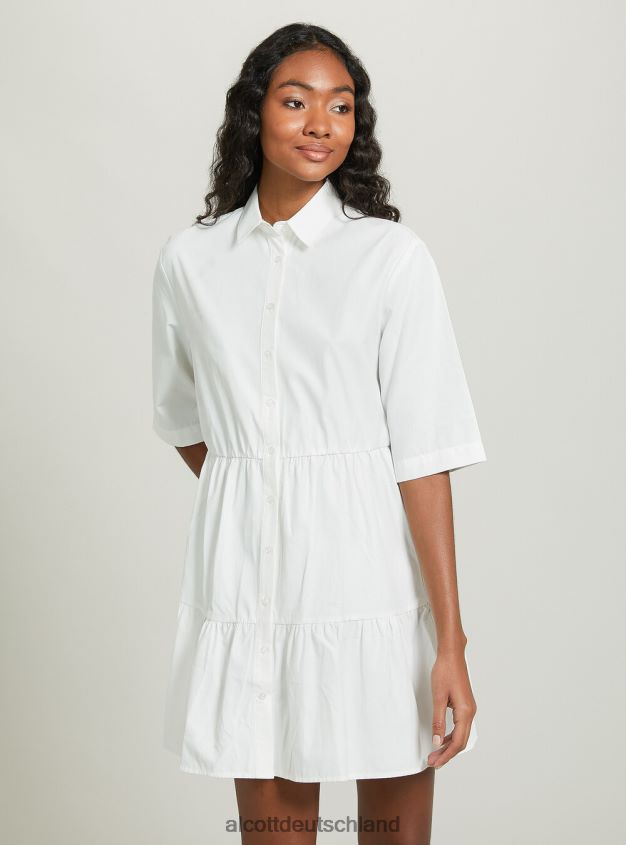 Kleidung de Alcott Frauen Vestito Chemisier aus Popeline bg3 beige hell 88J68R397