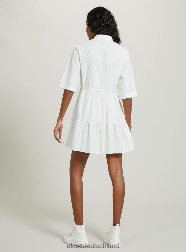 Kleidung de Alcott Frauen Vestito Chemisier aus Popeline bg3 beige hell 88J68R397