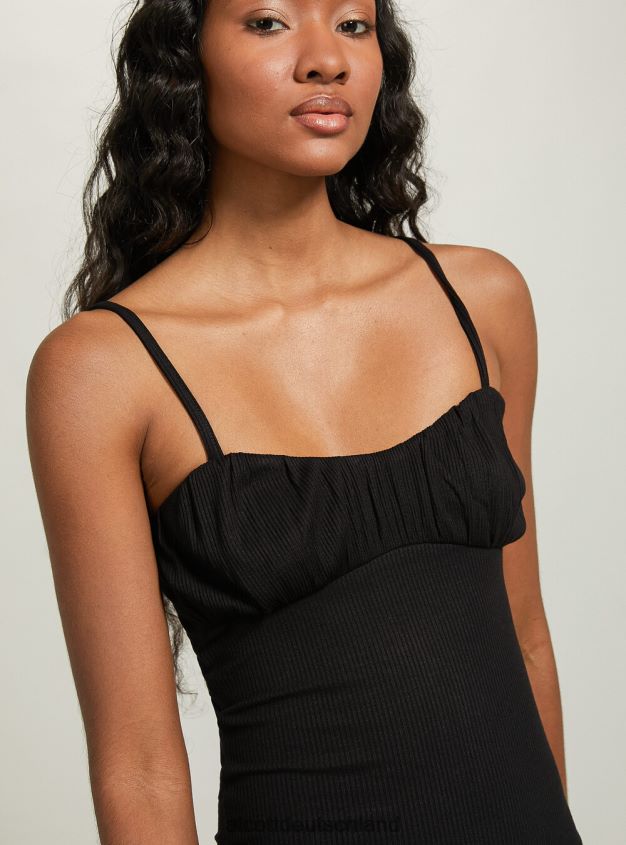 Kleidung de Alcott Frauen geripptes Minikleid wh1 naturweiß 88J68R141