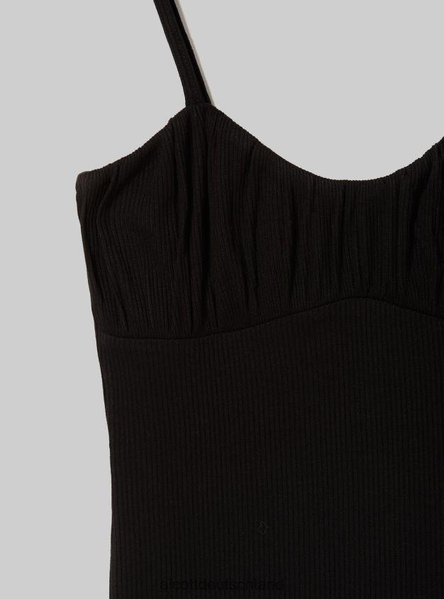 Kleidung de Alcott Frauen geripptes Minikleid wh1 naturweiß 88J68R141