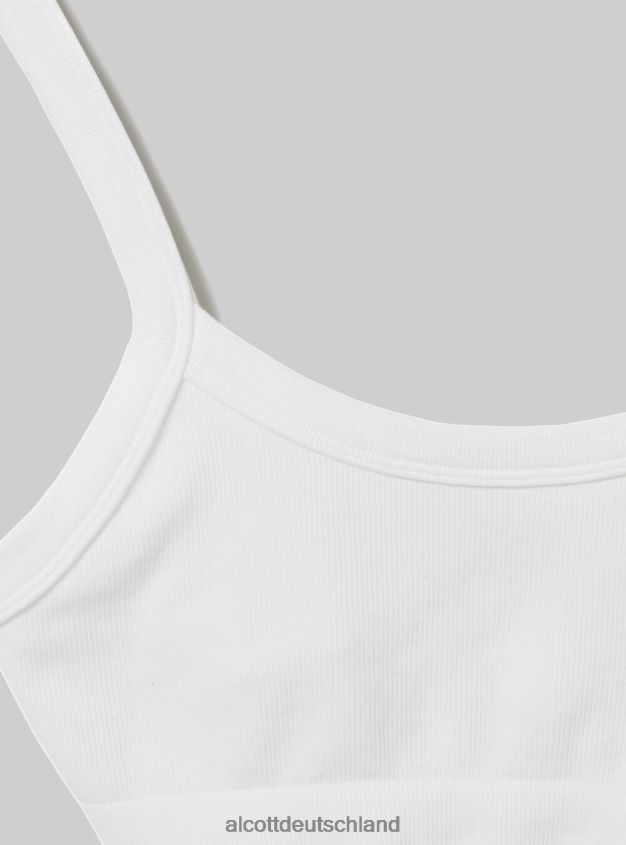 Kleidung de Alcott Frauen Geripptes Büstenhalter-Oberteil bk1 schwarz 88J68R246