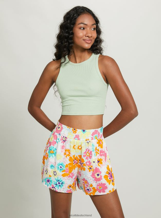 Kleidung de Alcott Frauen Kurzes Tanktop aus Baumwolle bk1 schwarz 88J68R194